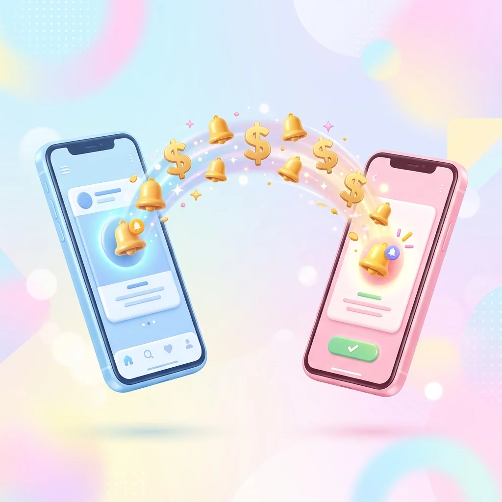 Ilustração de encaminhamento automático de SMS de mensalidades