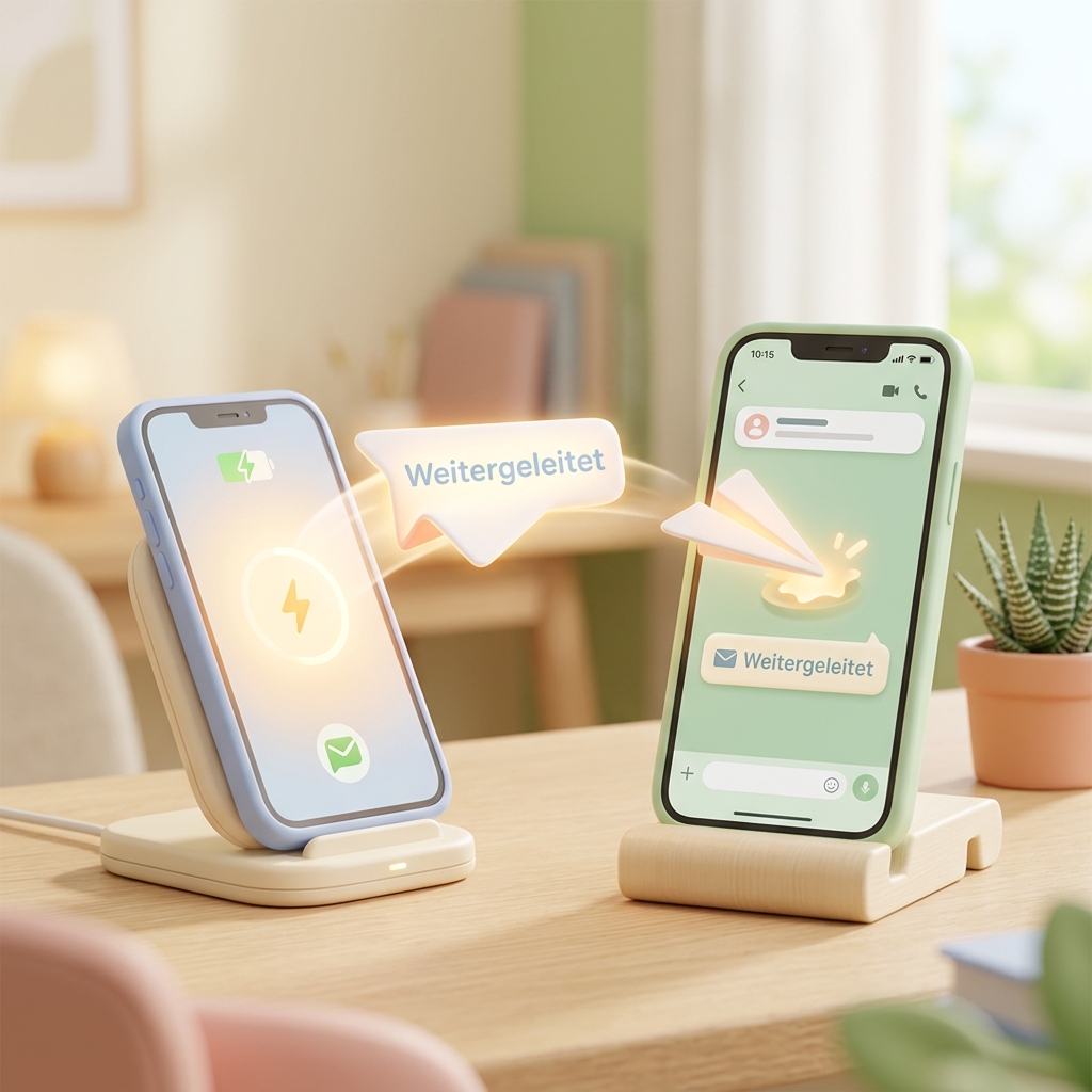 Zahlungsbenachrichtigungen vom Zweithandy auf das Haupttelefon weiterleiten