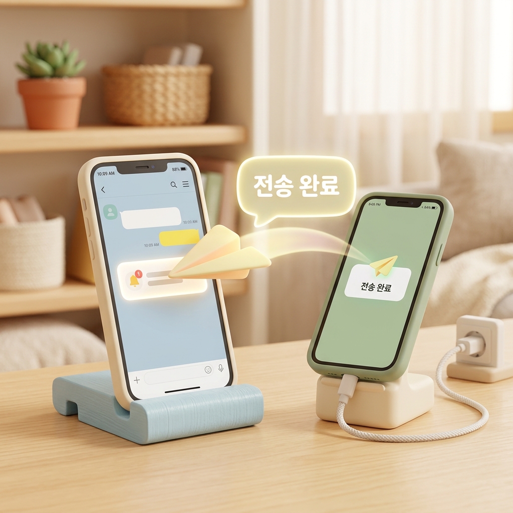 서브폰에 꽂아둔 방치형 카드의 결제 알림, 메인폰으로 실시간 수집하기